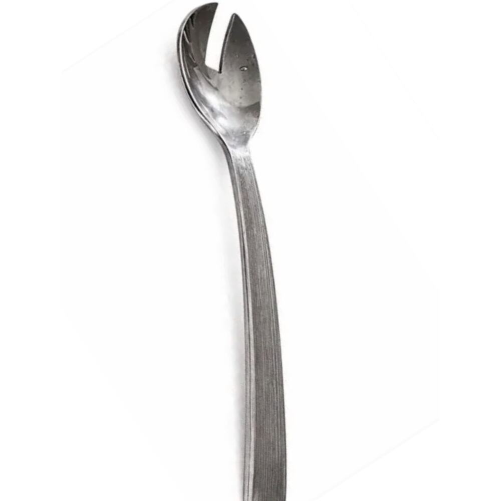 Vera Wang Wedgwood Vesta Slotted‎ Serving Spoon 12" Stainless Salad Server